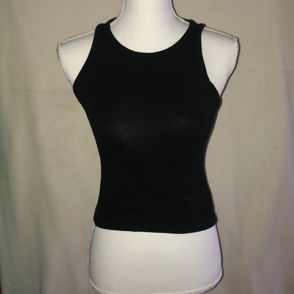 Black crop top
